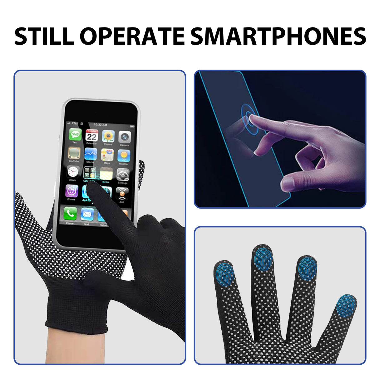 HouKea Titanium Ionized Far Infrared Comforting & Support Gloves, Relief Wrist Thumb Joint Stiffness Soreness Swelling Wrist Gloves - V.I.P Digital Presence