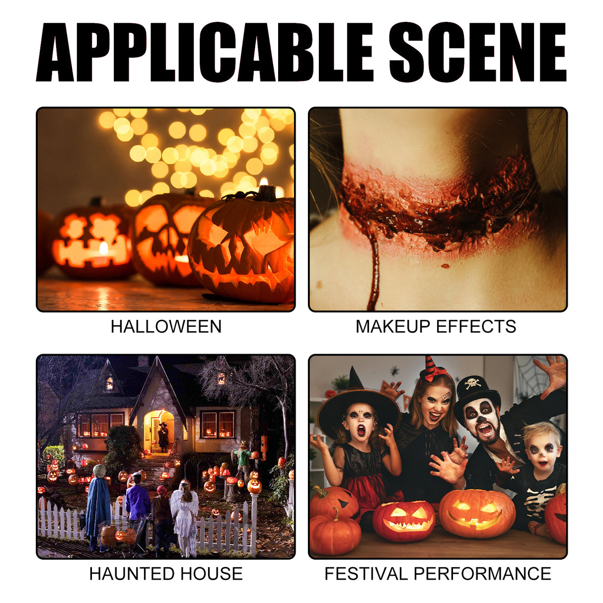 SFX Makeup Kit, Makeup Props Scar Makeup Scary Atmosphere Party Makeup Set - V.I.P Digital Presence