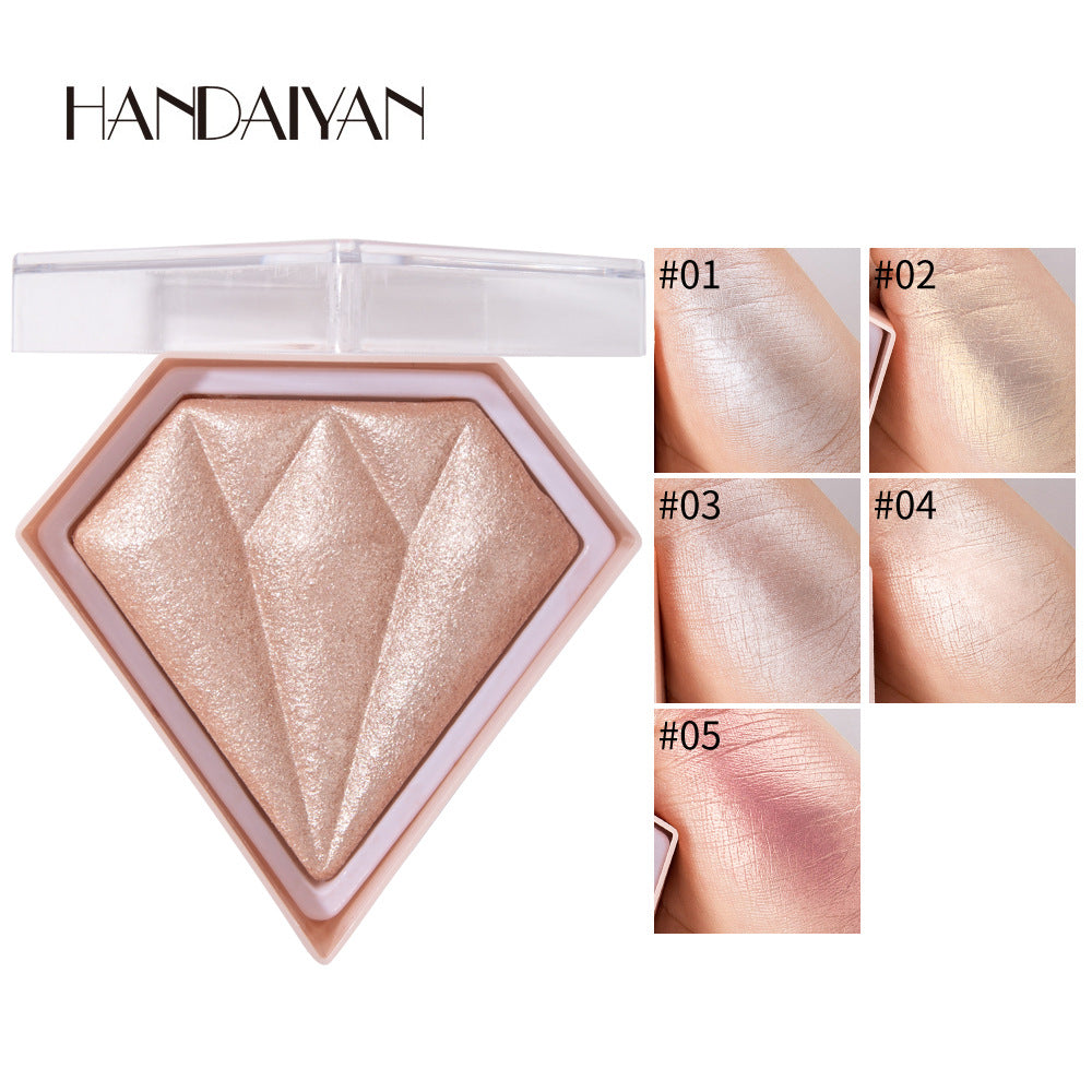 Diamond Highlighter Powder Brighten Skin Tone Repair Glitter Powder Nose Shadow Modification Stereo Brightening - V.I.P Digital Presence