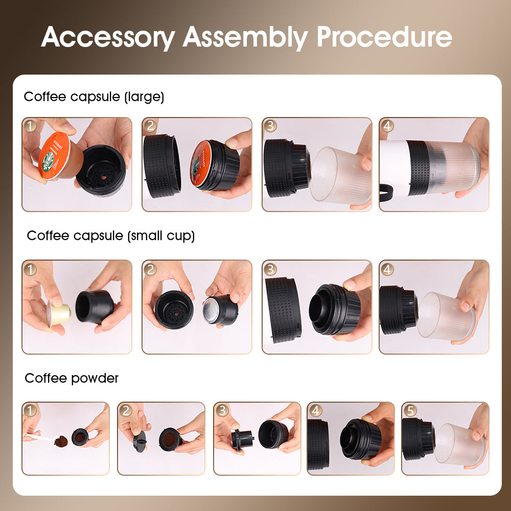 Portable capsule coffee machine small household coffee pot heated household electric espresso machine - V.I.P Digital Presence