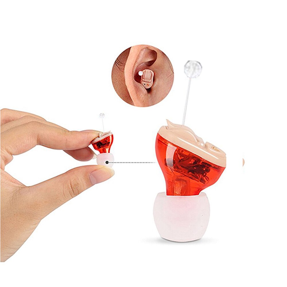 Mini Hearing Aid Adjustable Ear Hearing Assistant Helper Invisible Sound Amplifier Volume for Deaf Elderly Rechargeable - V.I.P Digital Presence