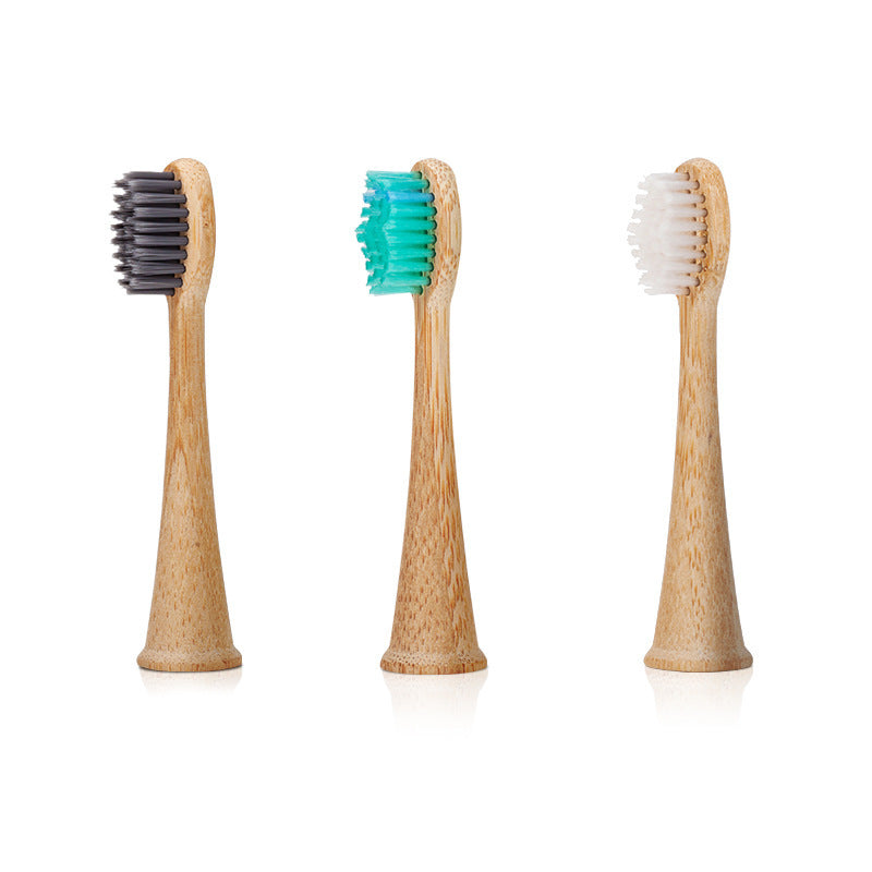 Bamboo toothbrush head compatible with Philips HX3/6/9 series electric toothbrush DuPont hair bamboo toothbrush head - V.I.P Digital Presence