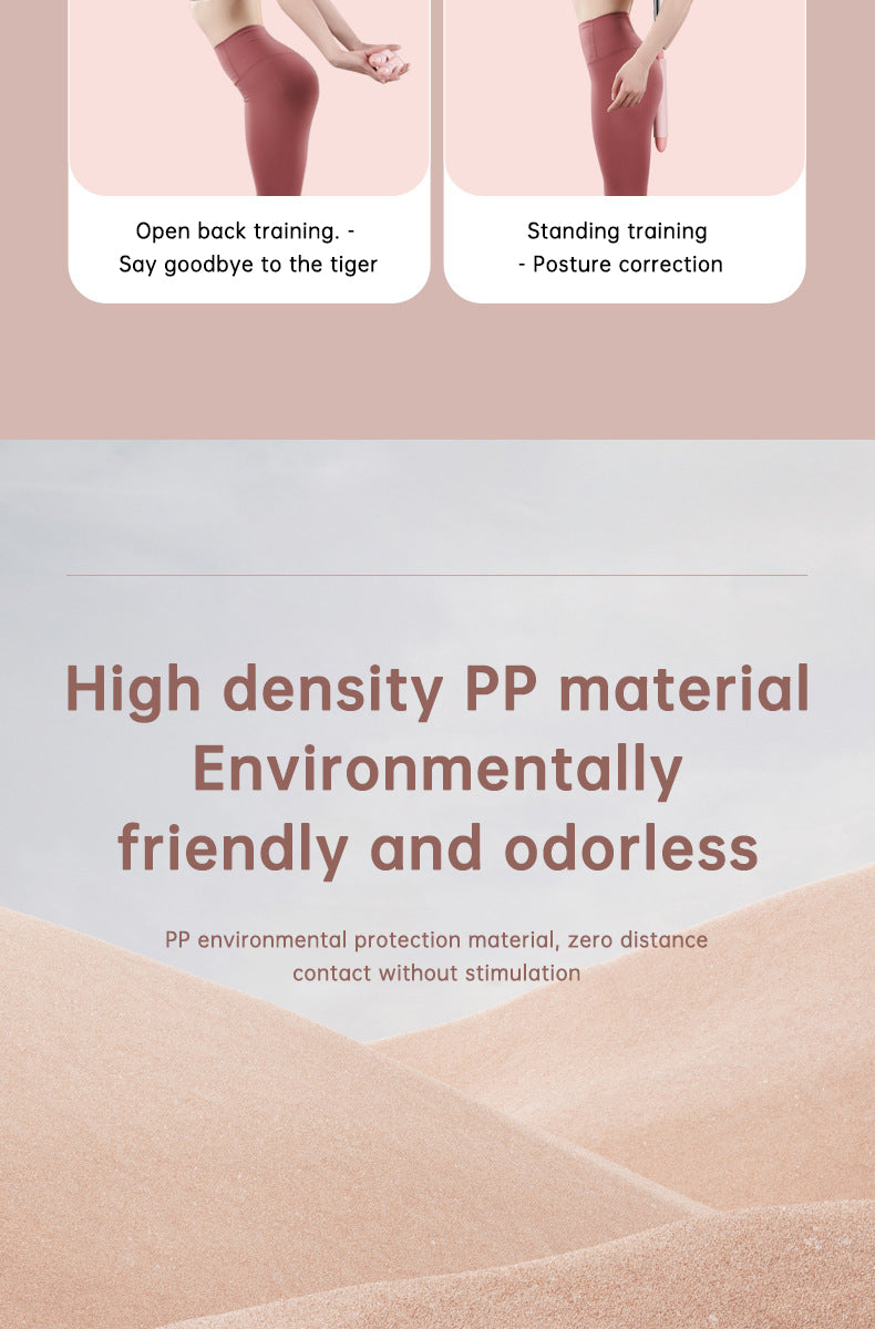 Adjustable open back shoulder stick correct hunchback correction cross yoga stick for corrective posture - V.I.P Digital Presence