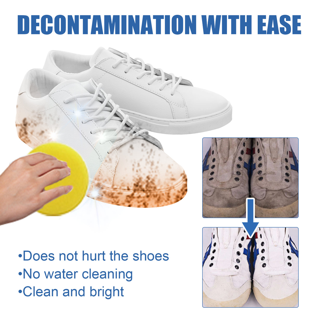 Multi-purpose Decontamination Cream, Small White Shoes Sofa Leather Cleaning Stain Yellow Edge Multi-purpose Cleaning Cream - V.I.P Digital Presence