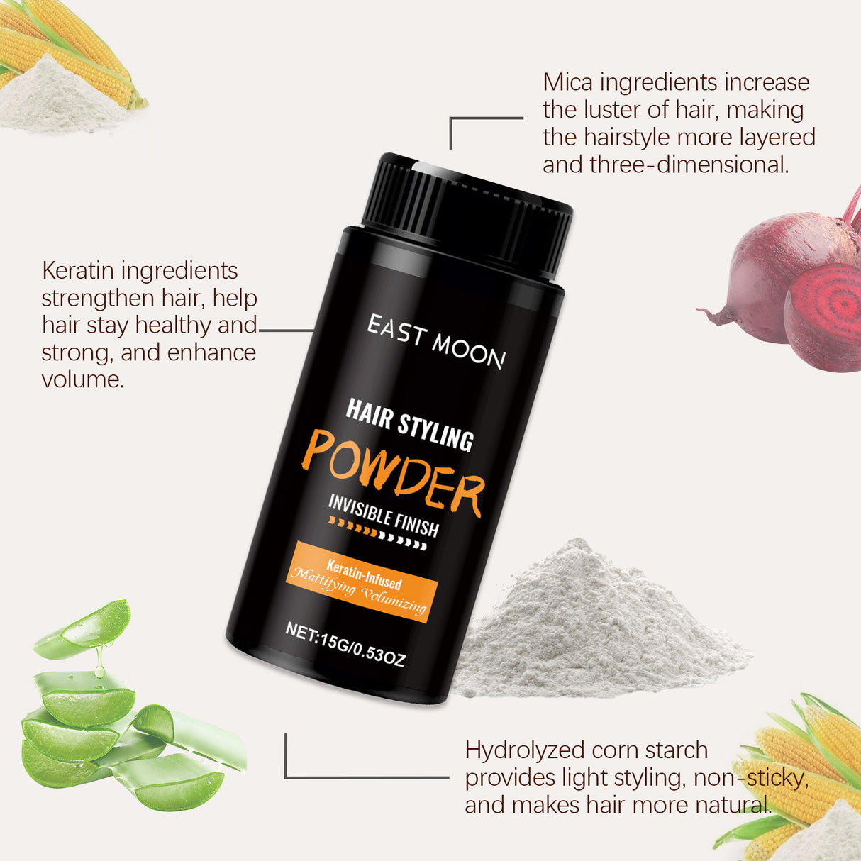 Keratin Volumizing Styling Powder, Shampooing Hair Bangs Convenient Volumizing Oil Control Styling Powder - V.I.P Digital Presence