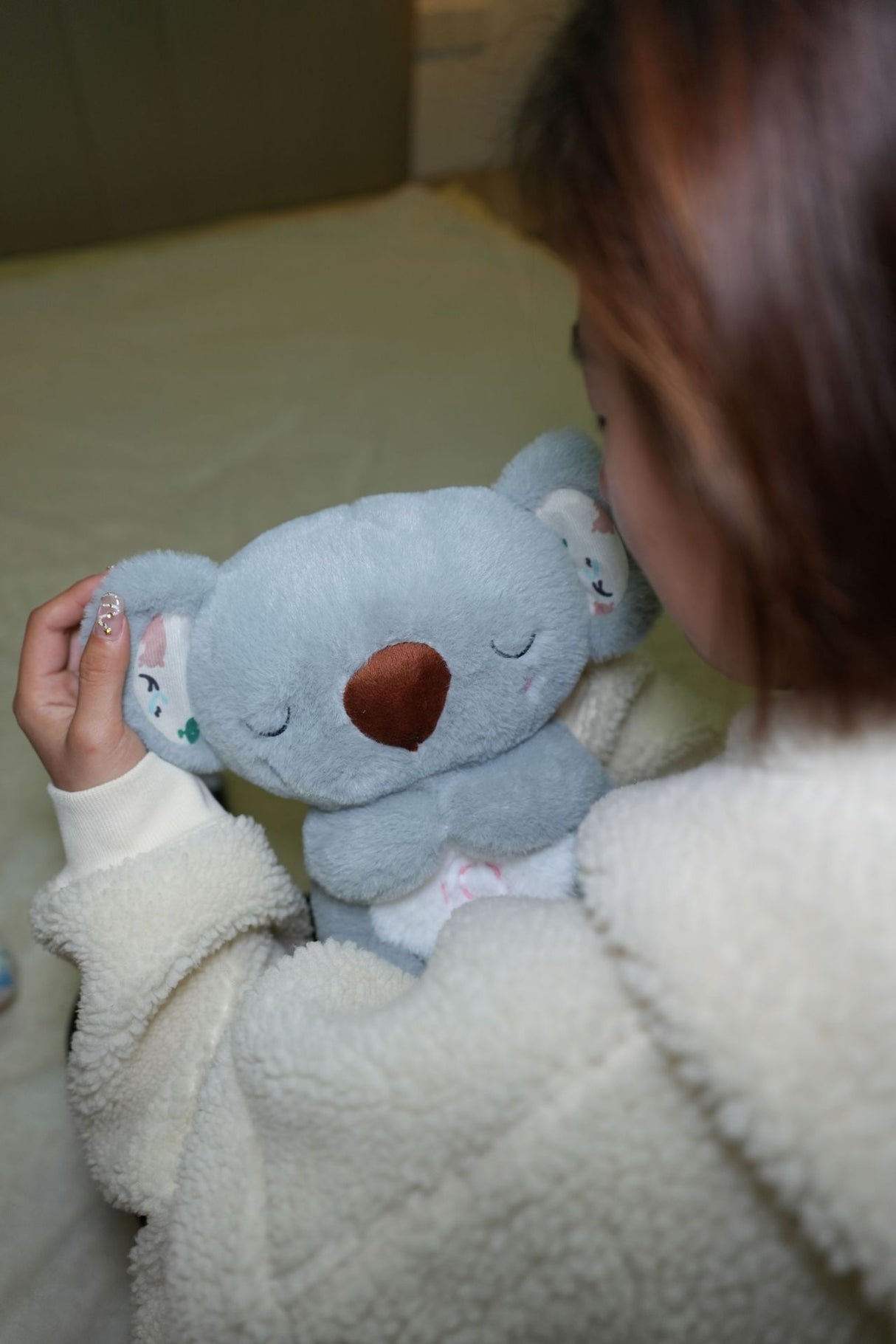 Breathing glowing cute koala baby lulls to sleep music early education doll soothes baby - V.I.P Digital Presence
