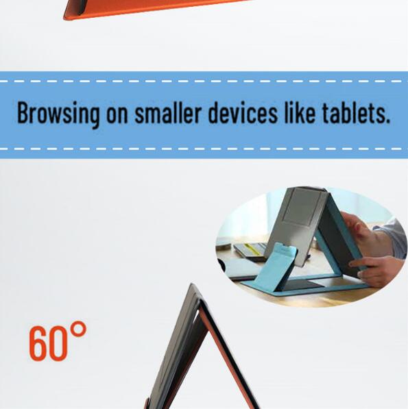 Multi-angle adjustable portable mobile phone lazy stand universal folding tablet computer table stand for iPhone / ipad