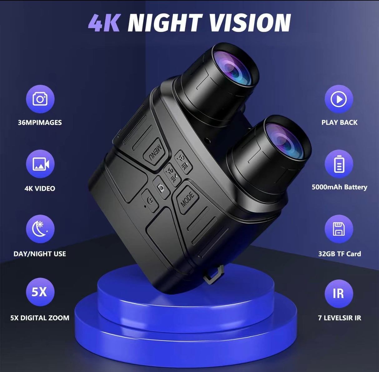 NightScope 4K Binoculars