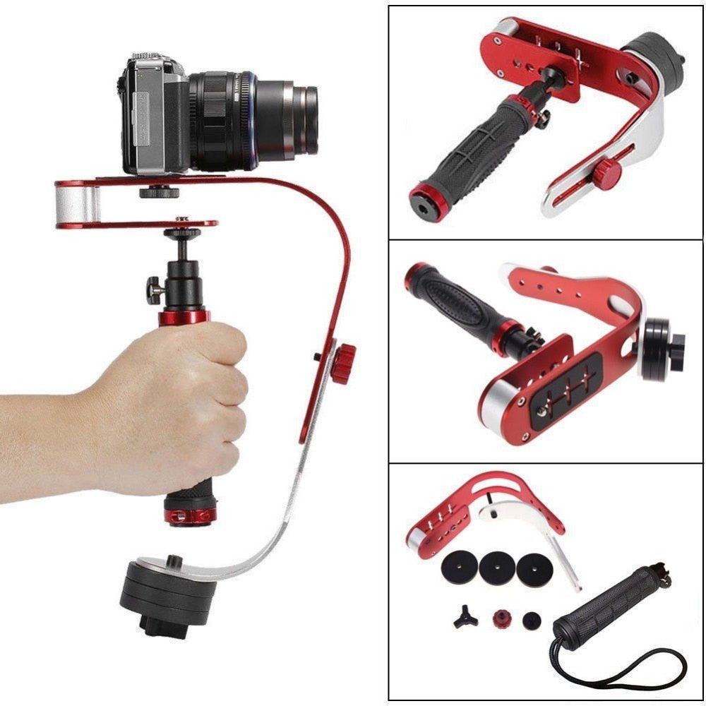 Mini handheld stabilizer Video Steadicam for Digital Camera HDSLR DSLR Camcorder DV Mobile Phone + Gloves free shipping - V.I.P Digital Presence