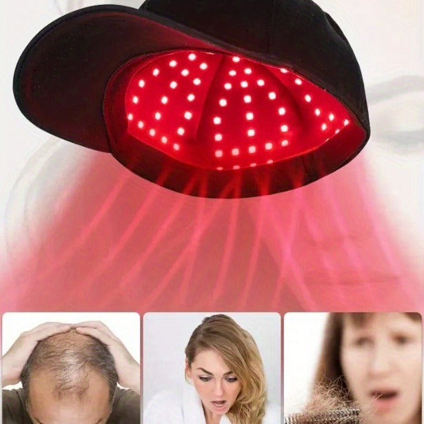Red light therapy hair care cap hair care device portable portable hair follicle care hair dense hair care helmet hair care - V.I.P Digital Presence