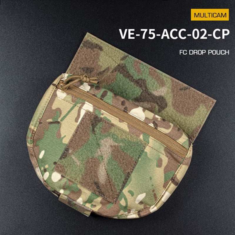 Tactical Hunting Vest with Drop Pouch, for Airsoft & CS, Outdoor Sports - V.I.P Digital Presence