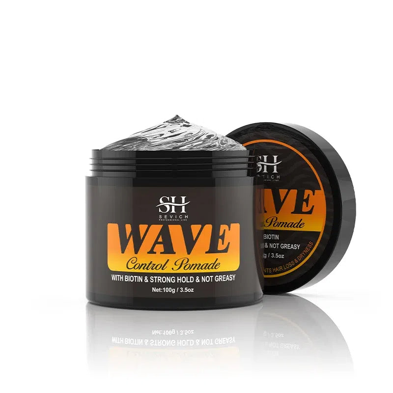 Wave Hair Gel 360 Deep Waves Control Pomade Wavy Hair Oil With Brush Sport Strong Hold Wavy Frizz Control Gel For Black Men - V.I.P Digital Presence