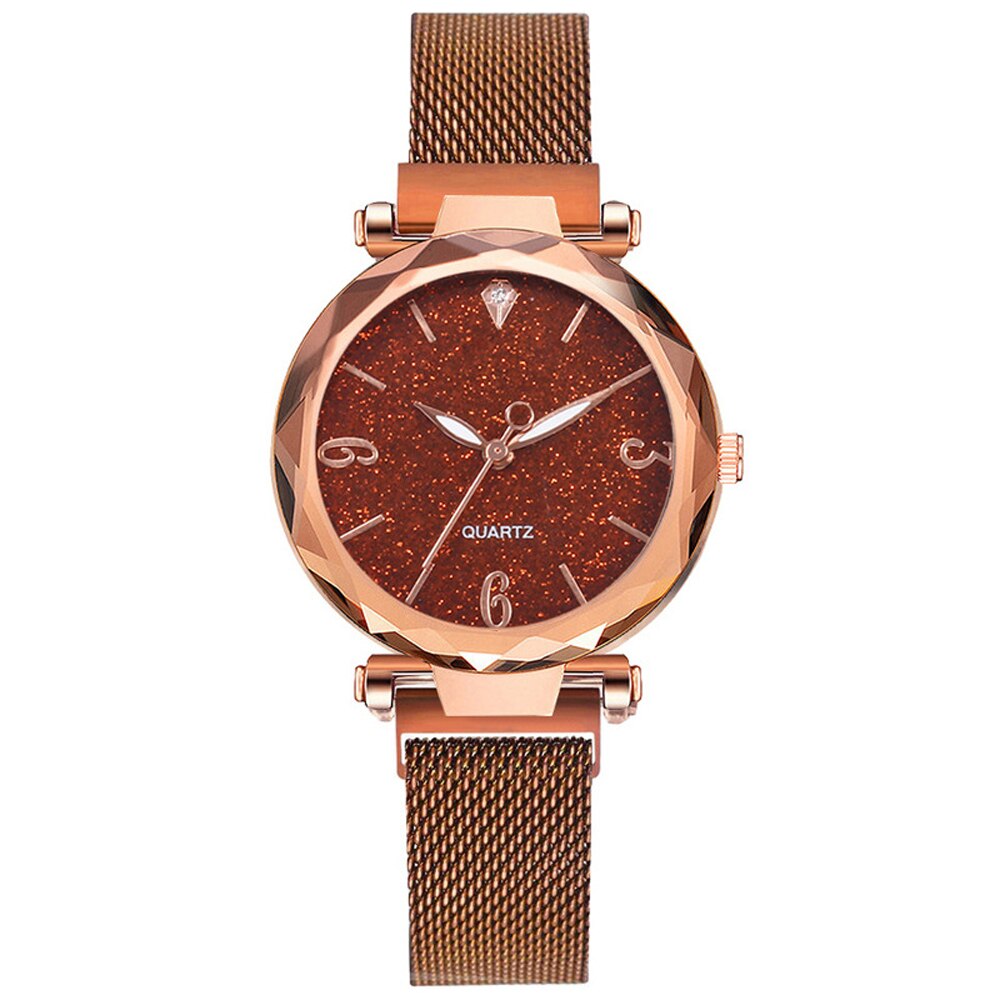 Rose Gold Women Watch Top Brand Luxury Magnetic Starry Sky Lady Wrist Watch Mesh Female Clock For Dropship relogio feminino - V.I.P Digital Presence