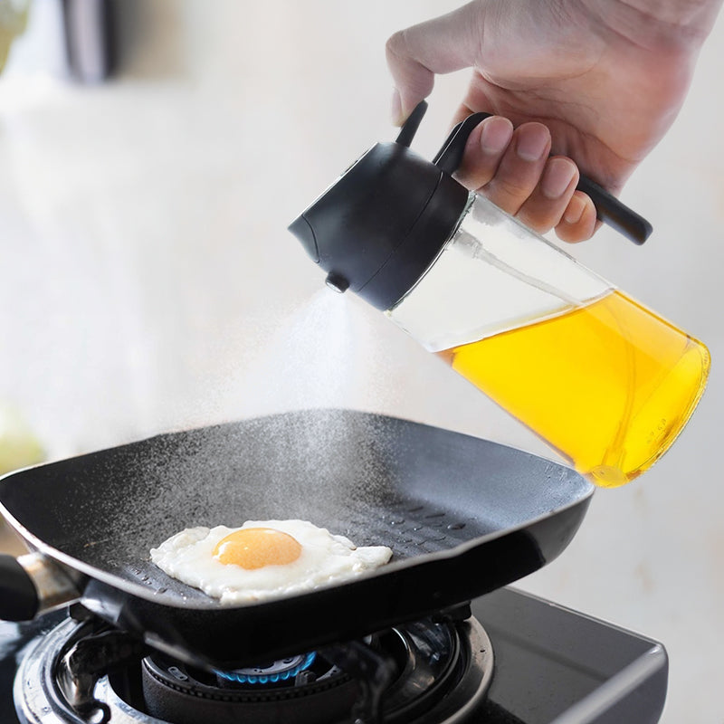 2-in-1 Kitchen Olive Oil Dispenser, Oil Sprayer, Grilling & Picnic Tools - V.I.P Digital Presence