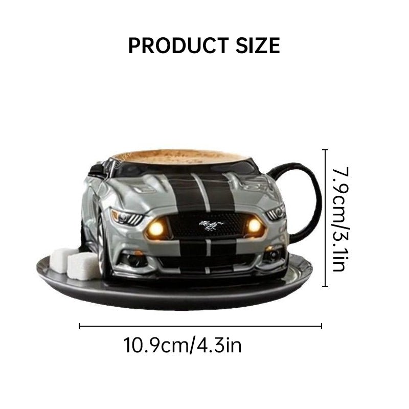 Car-Shaped Stainless Steel Coffee Mug – Handmade, Durable, Novelty Office Cup, Ideal Gift for Car Fans - V.I.P Digital Presence
