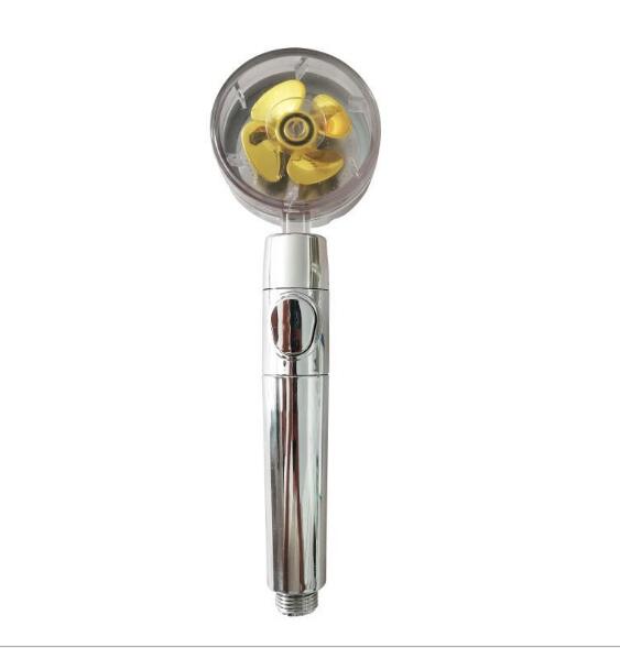 Onder Druk Douchekop Shower Nozzle Water-saving Flow 360 Rotating High-pressure Nozzle With Small Fan - V.I.P Digital Presence