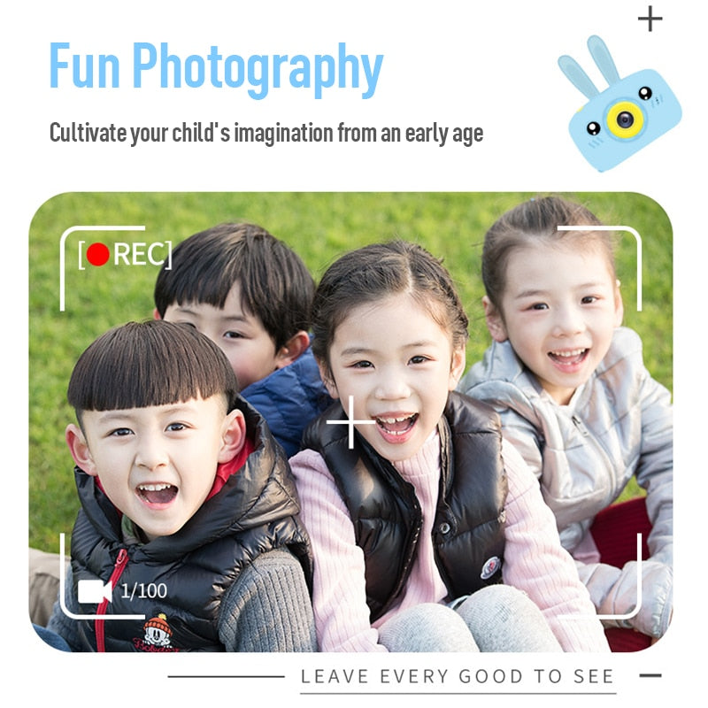 Children Take Photo Camera Full HD 1080P Portable Digital Video Camera 2 Inch LCD Screen Display Children ForKid Learning Study - V.I.P Digital Presence
