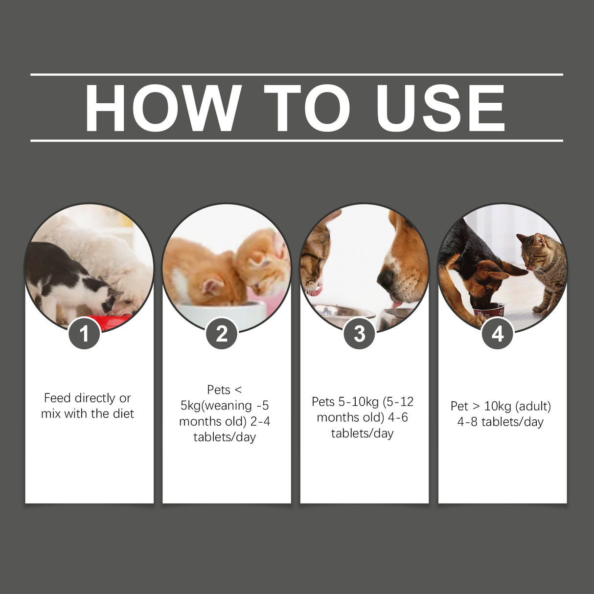 Cats And Dogs General Compound Probiotic Tablets, Pets Absorb Nutrition Supplement Tablets Dog And Cat Nutrition - V.I.P Digital Presence