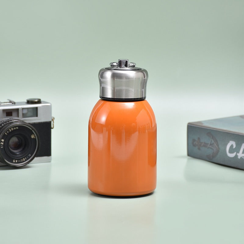Mini 304 stainless steel chubby thermos cup double layer vacuum portable portable pocket cup gift cup - V.I.P Digital Presence