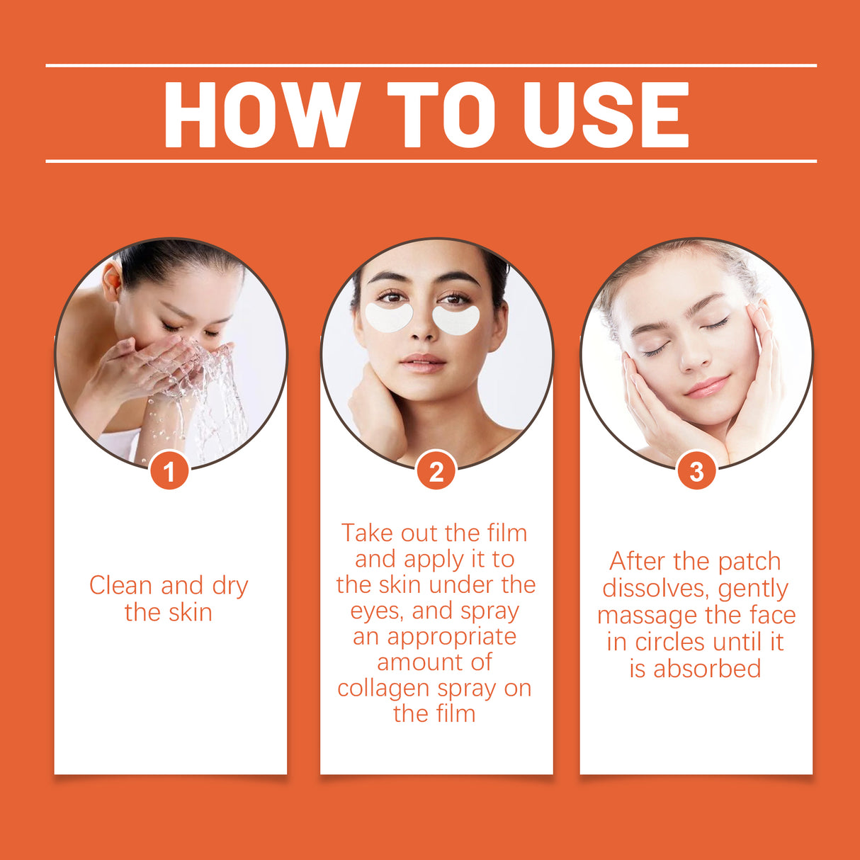 Hydrolyzed Collagen Patch Eye Collagen Patch Improves Eye Bags Hydrating Eye Patch