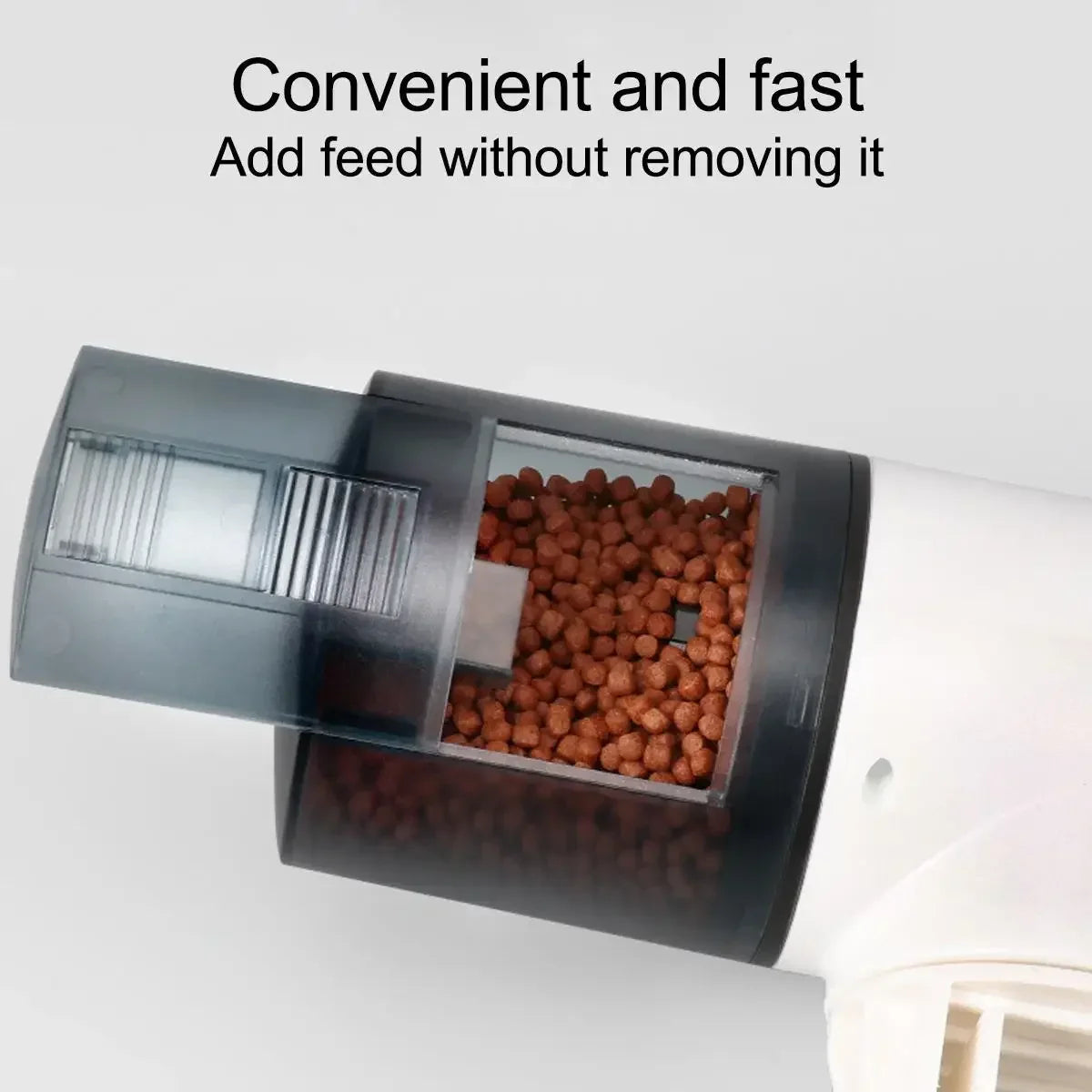 Fish tank feeder intelligent small and large capacity aquarium koi goldfish timed automatic fish feeder - V.I.P Digital Presence