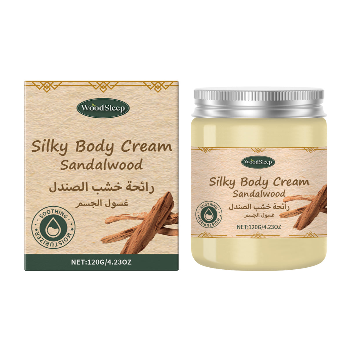 Sandalwood Moisturizing Moisturizer Sandalwood Extract Hydrates And Moisturizes Tender Skin