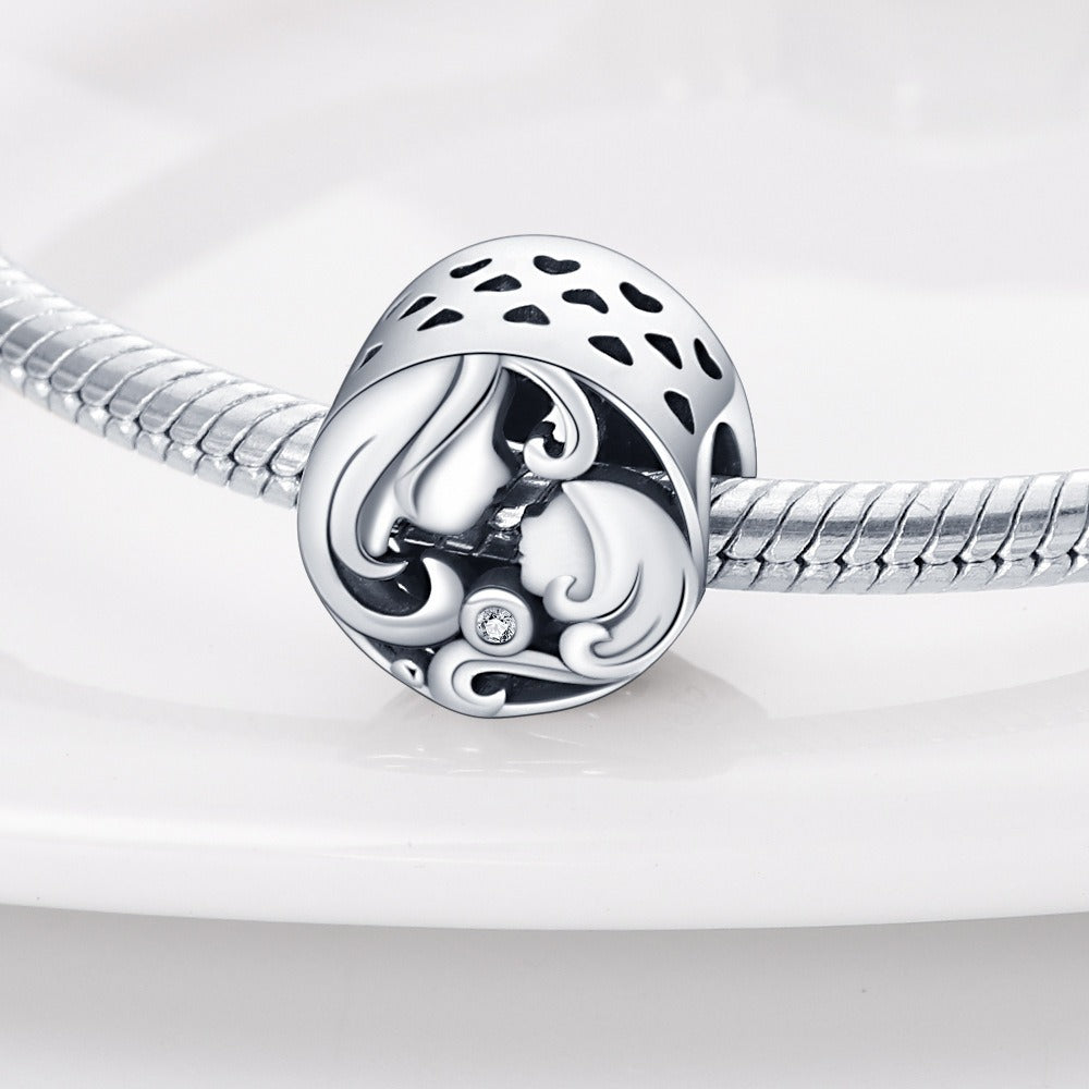 Mother's Day heart-shaped blessing pendant birthday gift DIY jewelry accessories - V.I.P Digital Presence