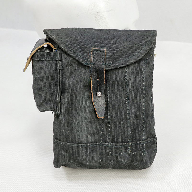 Cold War: Directly sourced original Russian items. Issued - Soviet Marines' black 4 - compartment AK mag pouch. - V.I.P Digital Presence