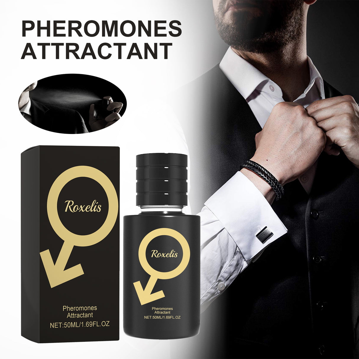 Pheromones Attractant, Natural Fresh Light Fragrance Lasting Fragrance Release Charm Niche Couple Dating Atmosphere Perfume - V.I.P Digital Presence