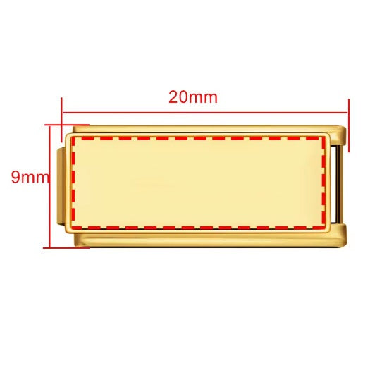 DIY Personalized Photo Picture Frame Making Titanium Steel Watch Band Chain Fashion Splicing Modular Bracelet - V.I.P Digital Presence