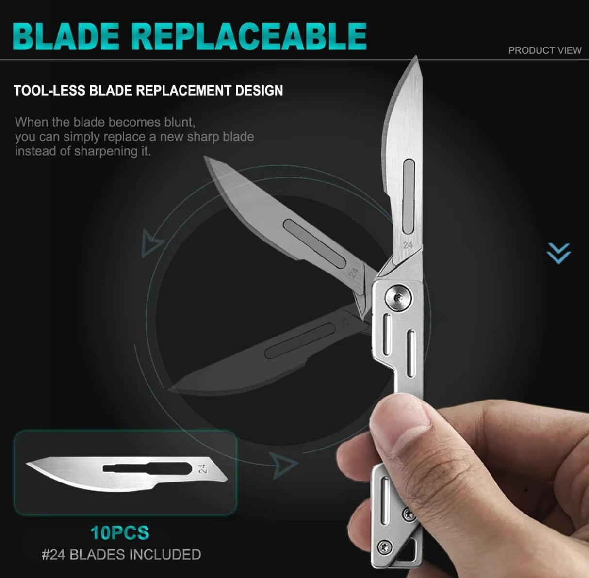 EdgeLite Folding Scalpel