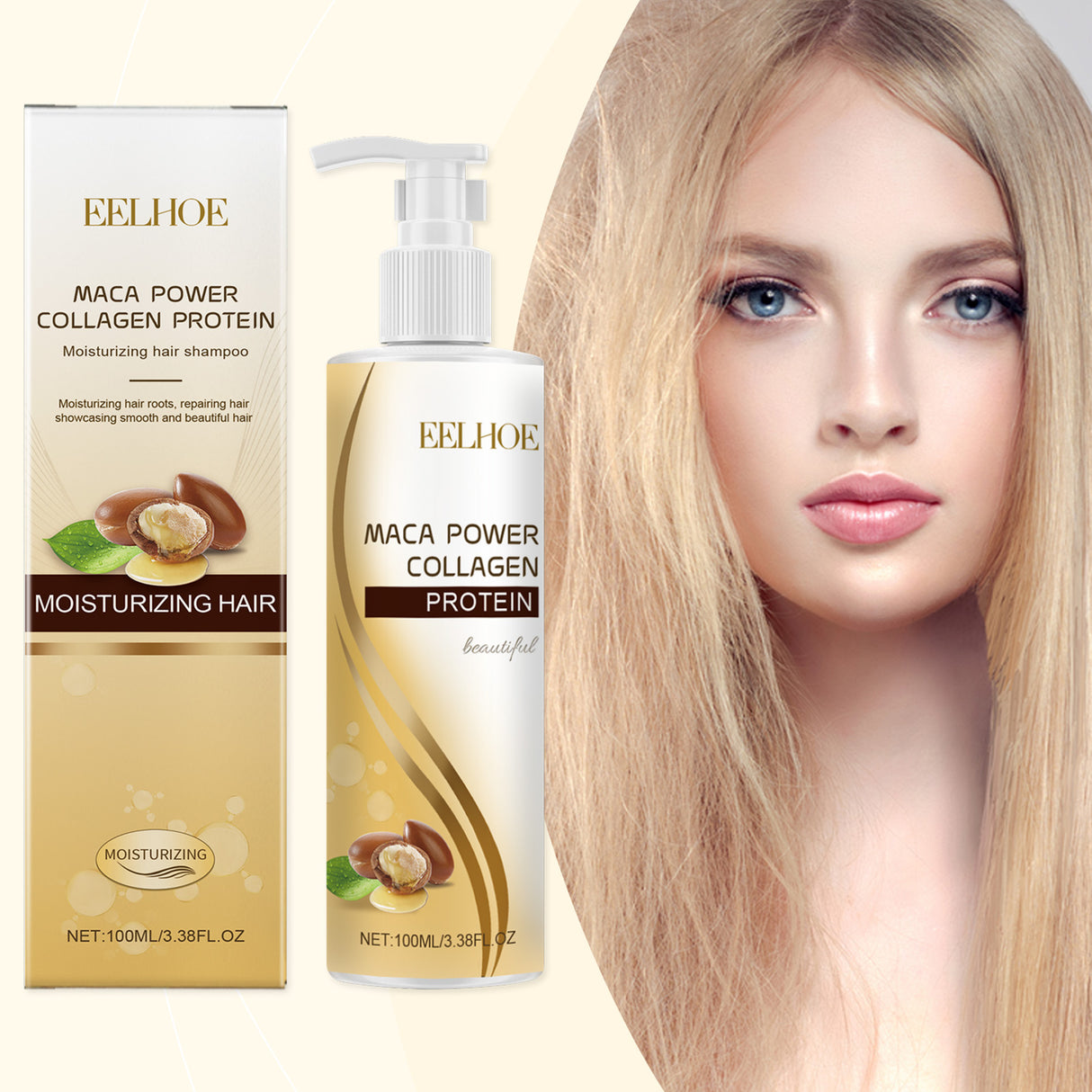 Collagen Volumizing Shampoo Gently And Deeply Nourishes And Repairs Clean, Smooth And Frizzy Hair - V.I.P Digital Presence