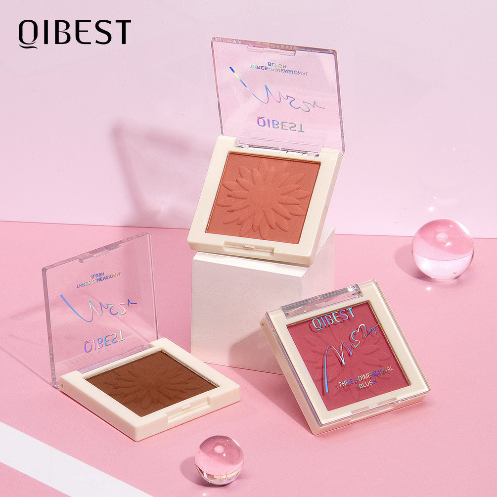 QIBEST Blush Powder Natural Repairing One Rouge Powder Is Not Easy To Take Off Makeup Matte Pearlescent Blush Powder - V.I.P Digital Presence