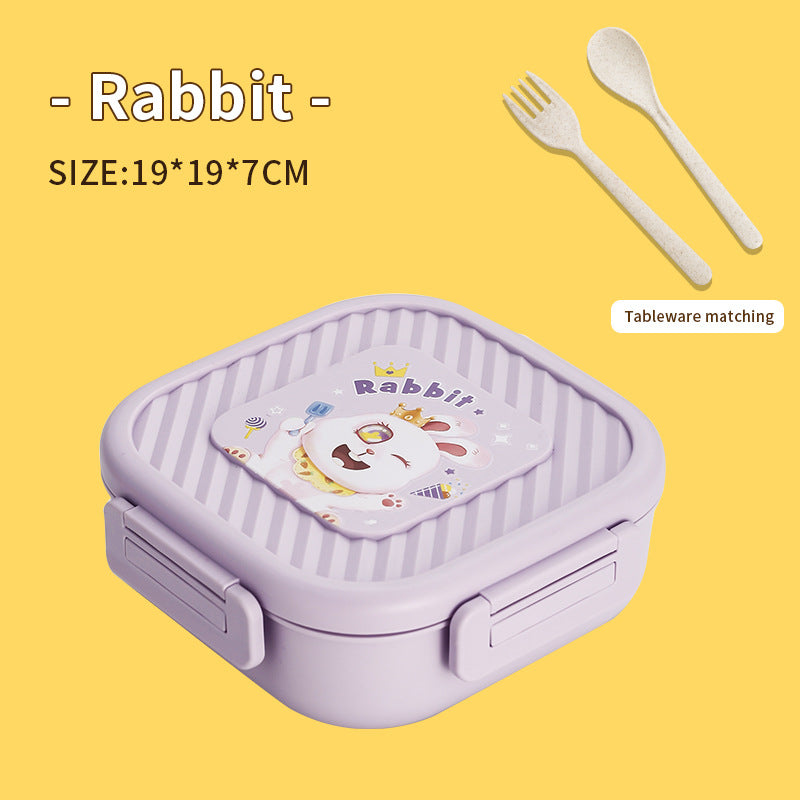 Portable heatable sealed square compartment lunch box bento box lunch box - V.I.P Digital Presence