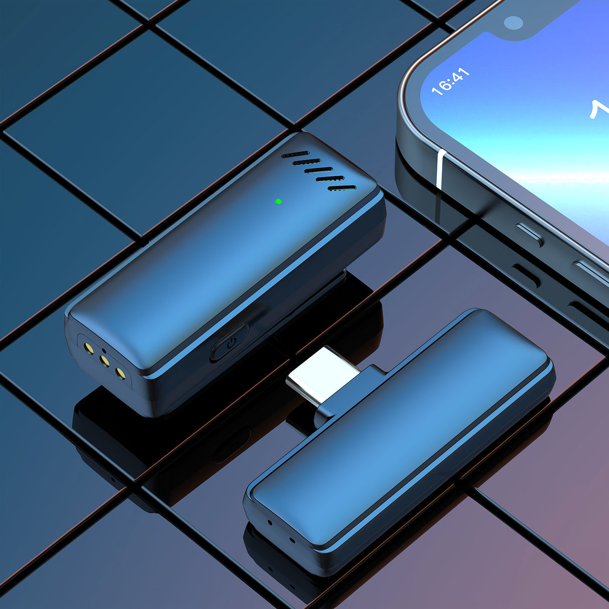 2.4G wireless lavalier microphone intelligent AI noise reduction professional live broadcast recording equipment - V.I.P Digital Presence