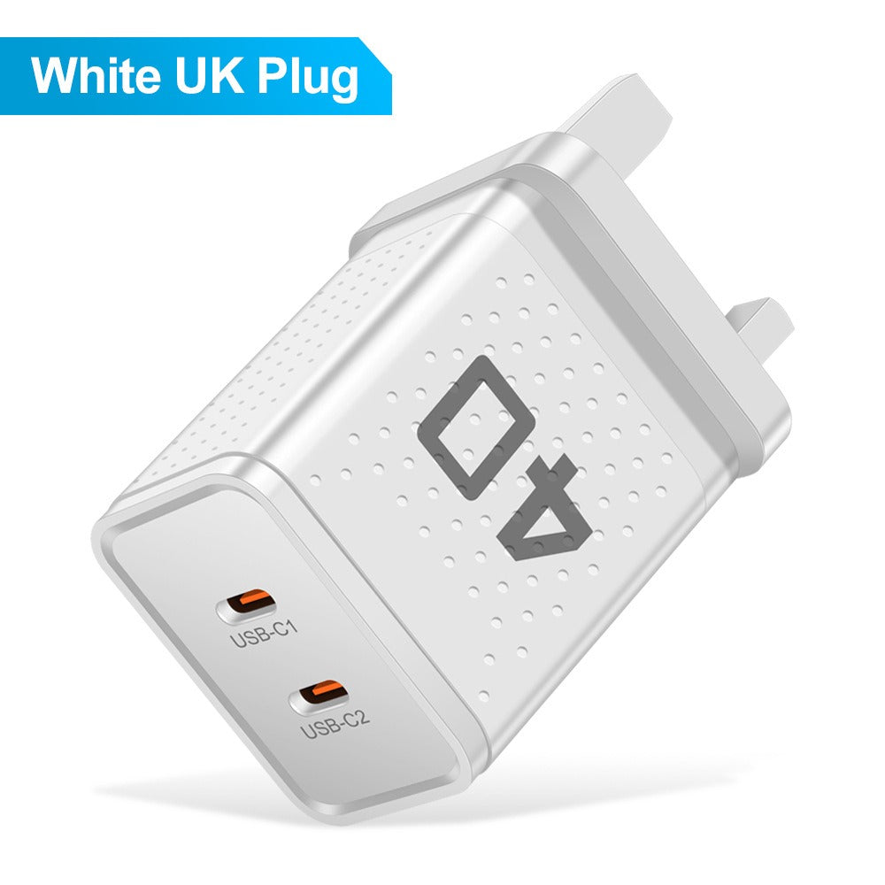 Charging Head Travel Charging Head Dual PD Fast Charging Phone Charger