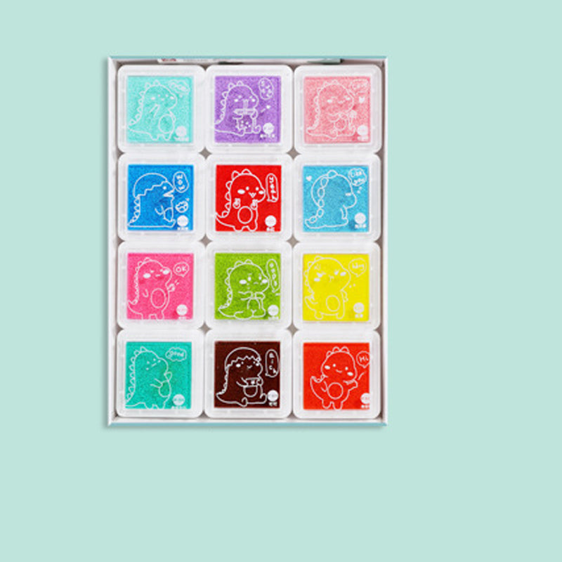 Children's Finger Drawing Paint Kindergarten Color Printing Mud Baby Graffiti Printing Pad Drawing Tool Palm Pointillism