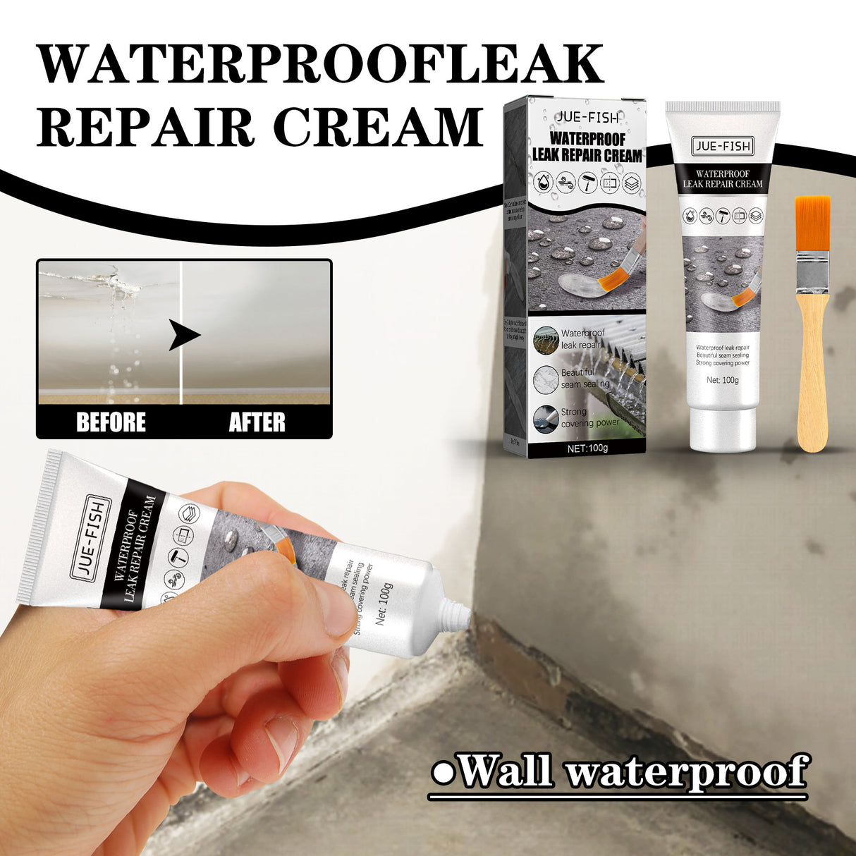 Waterproof Repair Plaster, Wall Waterproof Repair Paint Repair Plaster - V.I.P Digital Presence