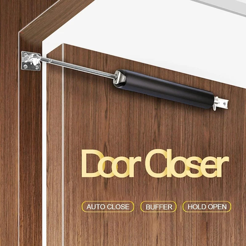 Gas Spring Automatic Door Closer 90 Degrees Within The Positioning Stop Mute Soft Closing Device Adjustable Buffer Force - V.I.P Digital Presence