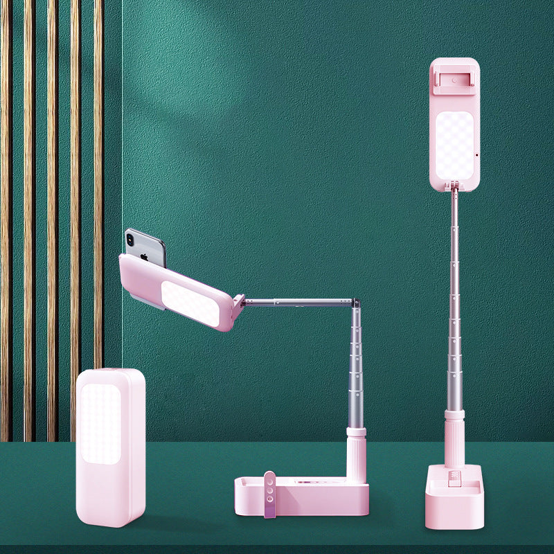 Simple new live broadcast bracket beauty fill light 1.3 meters floor multi-functional folding outdoor wireless bracket - V.I.P Digital Presence