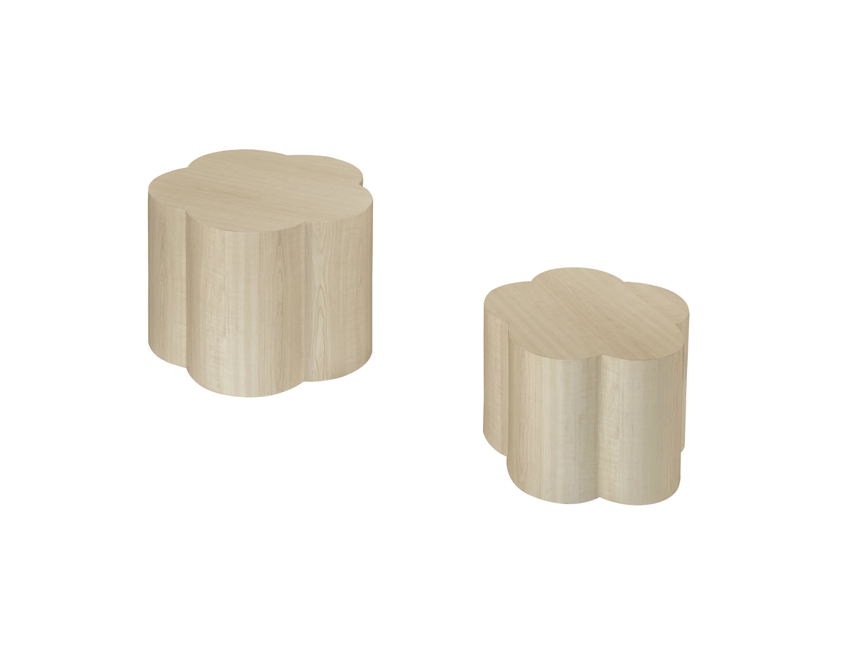 Coffee Table Set of 2, Cloud Coffee Table ,Nesting Coffee Table,End table, Sidetable for Living room ,Bedroom,Office ,Balcony - V.I.P Digital Presence