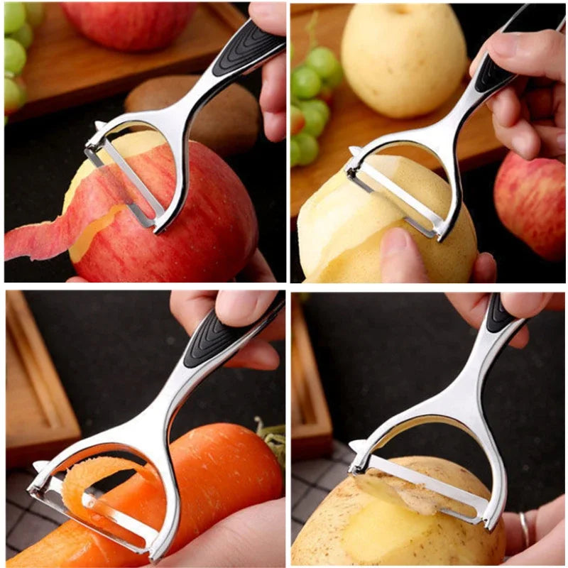 Stainless Steel Potato Peeler Vegetable Peeler Multi-function Carrot Grater Fruit Tools Kitchen Accessories cuisine pelador - V.I.P Digital Presence