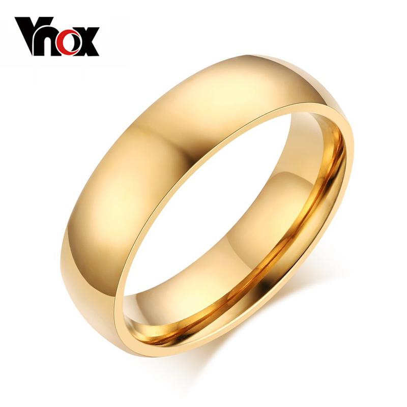 Vnox 6mm Classic Wedding Ring for Men Women - V.I.P Digital Presence