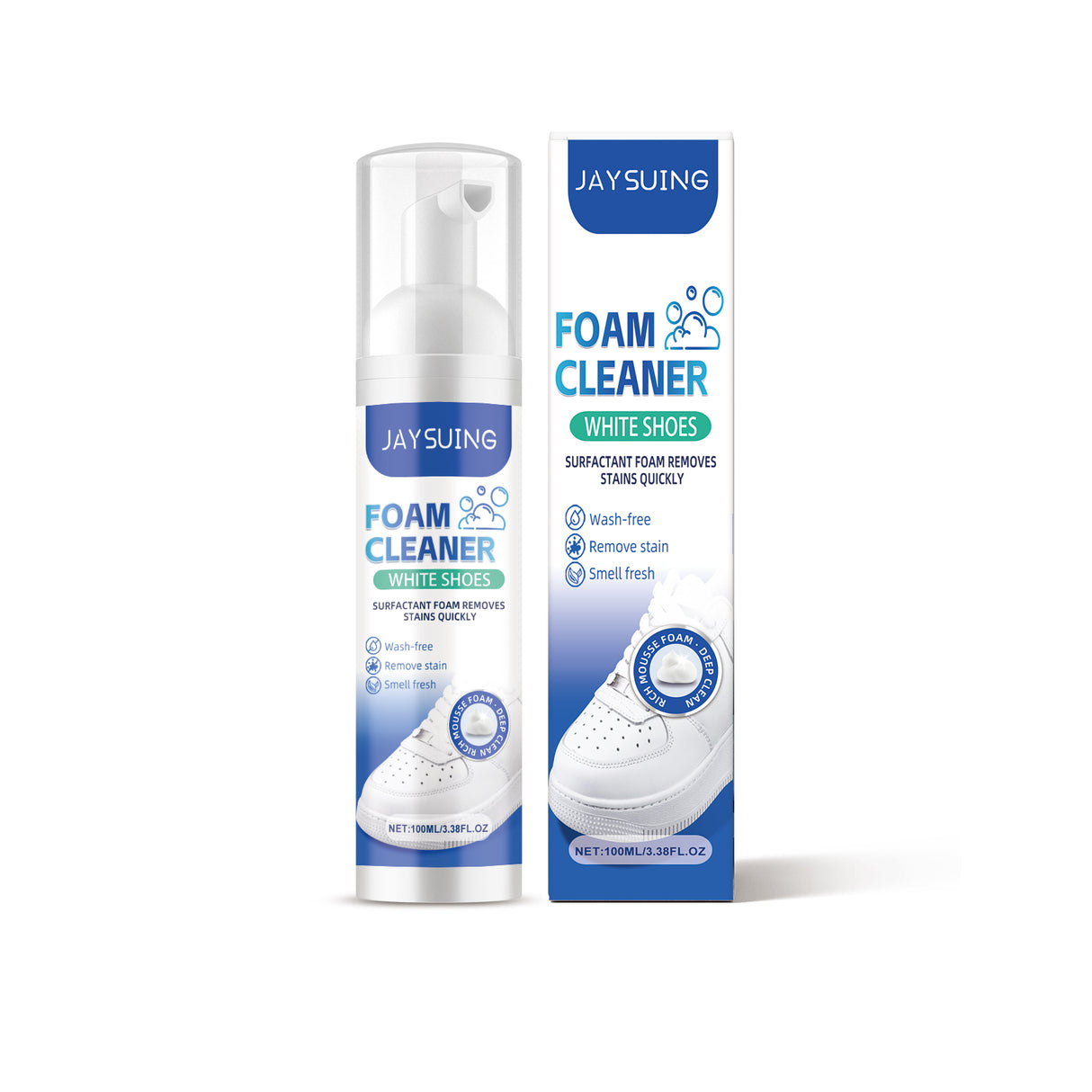 Little White Shoes Foam Cleaner Sports Shoes Decontamination Vamp Clean And Wash Free Whitening Cleaner - V.I.P Digital Presence