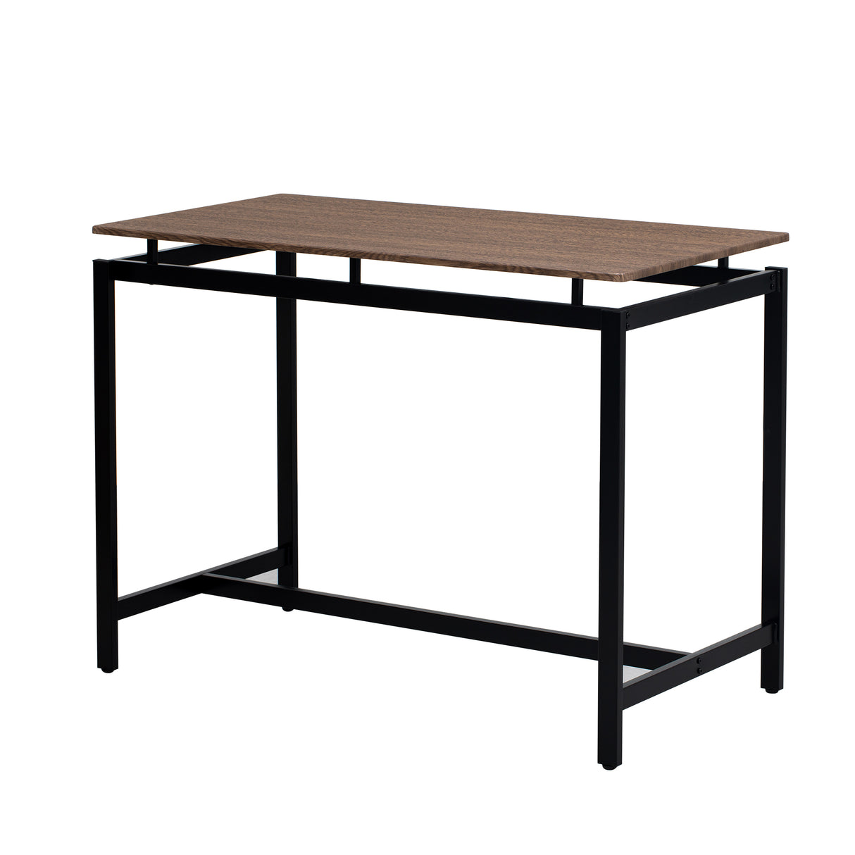 TREXM 5-piece compact bar table with table and stool - modern industrial design (dark brown) - V.I.P Digital Presence