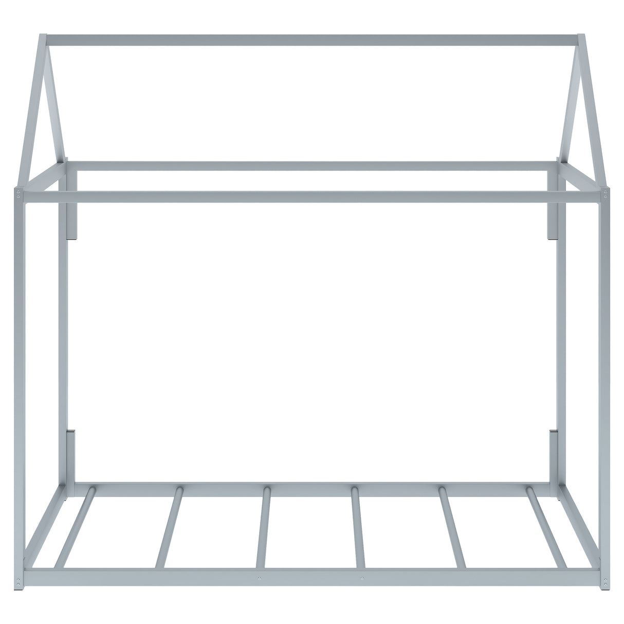 Metal House Shape Platform Bed twin