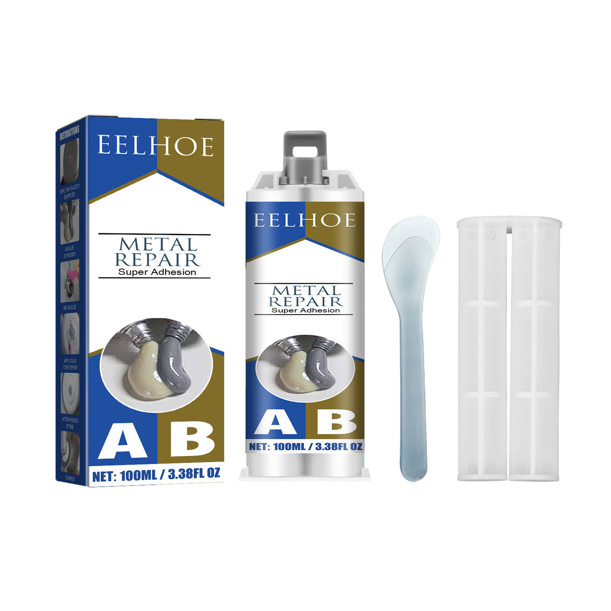 Metal Repair Glue, Crack Filling And Leak Plugging Quick Dry Crack High Temperature Welding Metal Repair Agent - V.I.P Digital Presence