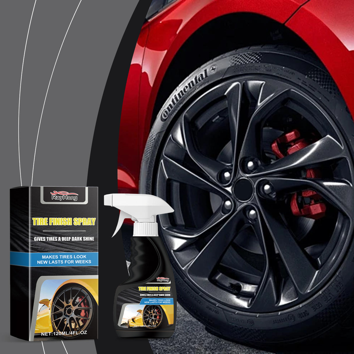 Auto Tire Shine Spray Auto Tire Clean Polishing Coating Liquid Coating Agent - V.I.P Digital Presence