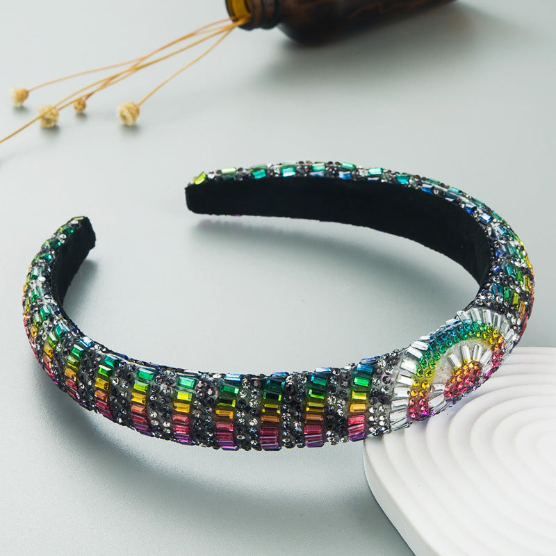 Hair Hoop Fashion Shiny Crystal Baroque Head Hoop French Hair Hoop Small Fragrance Hair Band Hair Accessories - V.I.P Digital Presence