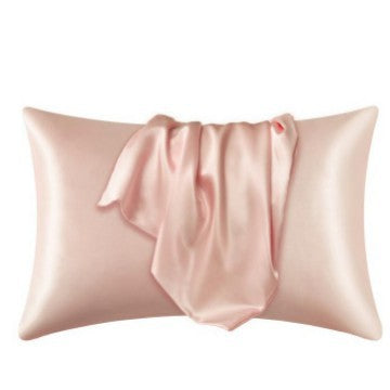Simulation silk solid color polyester pillowcase envelope pillow pillow cases pillow pair multi-color - V.I.P Digital Presence